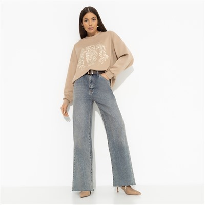 Свитшот с вышивкой, Зажжем сегодня!