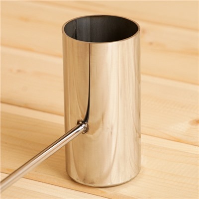 Ковш - черпак для бани и сауны, 200 мл, нержавеющая сталь, деревянная ручка, 70 см