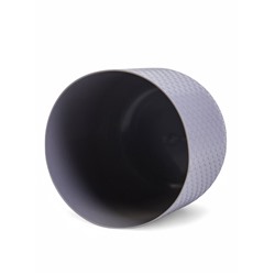 Кашпо для цветов «Клевер», 4.5 л, d=20 см, h=18 см, пластик, цвет серый шёлк