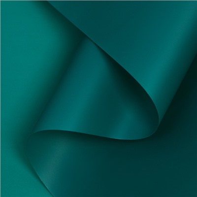 Пленка матовая для цветов и букетов, мятно - бирюзовая, 0.58×10 м