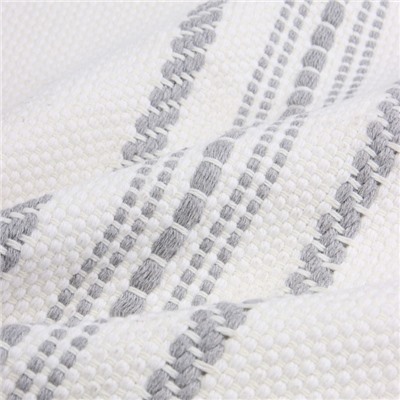 Наволочка декоративная с вышивкой SL Home, 45×45 см, хлопок 100%, серая