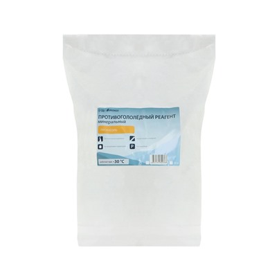 Реагент противогололёдный, пескосоль, 20 кг, работает при – 30 °C, в мешке, Greengo