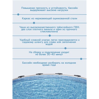 УЦЕНКА Бассейн каркасный Steel Pro Max 427×107 см 56950