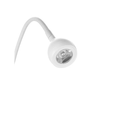 Лампа для маникюра, LED, на прищепке, 1 диод, 3 Вт, USB, белая