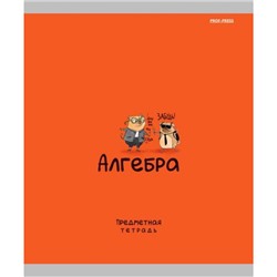 Тетрадь 48л "MINI FRIENDS" по алгебре 48-2503 Проф-Пресс