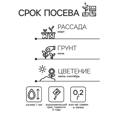 Семена цветов книфофия «Сюрприз», Евро, 0.2 г