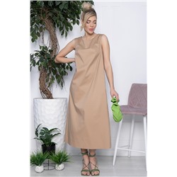 Платье Детали лета (бежевое) П13437-2М