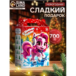 Сладкий новогодний подарок «Марк и Няша», детский, 700 г