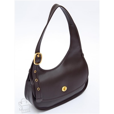 Сумка женская кожаная 1079M coffee Polina&Eiterou  в Новосибирске