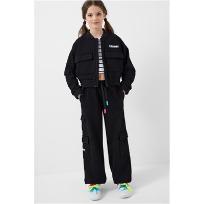 Брюки трикотажные для девочек PLAYTODAY, 1241071