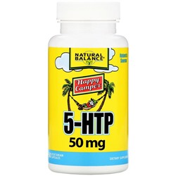 Natural Balance, Happy Camper, 5-HTP, 50 mg, 60 Vegetarian Capsules