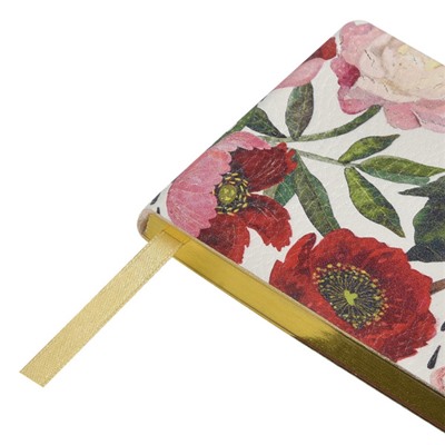 Еженедельник недатированный А6 160 стр. ЛАЙТ "Пионы" 3-741/10 Bruno Visconti