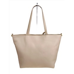 Женская сумка из искусственной кожи, цвет светло бежевый