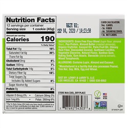 Lenny & Larry's, KETO COOKIE, Coconut, 12 Cookies, 1.6 oz (45 g) Each