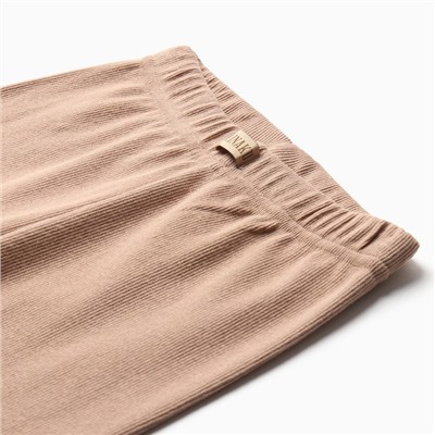 Лосины для девочки MINAKU, светло-бежевые, рост 128 см