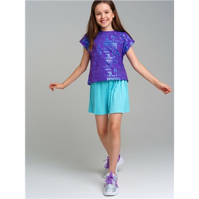 Фуфайка трикотажная для девочек (футболка)