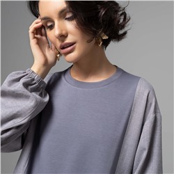 Свитшот дизайнерский, В котором удобно жить (серый)