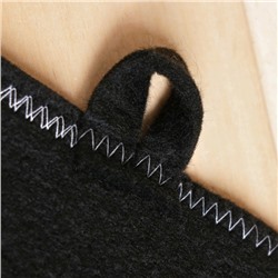 Коврик - сидушка для бани и сауны, 43×34 см, шерсть 30%, полиэфир 70%, тёмный, «Добропаровъ»