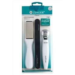 Zinger Набор педикюрных инструментов 4 предмета / Classic SIS 66 KRISTALLER, 1111337