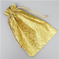 Мешочек подарочный парча «С Новым годом», 20×30 см ± 1.5 см