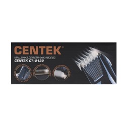 Машинка для стрижки Centek CT-2122, 7 Вт, 3-21 мм, титановые лезвия, фиолетовая