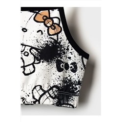 Комплект трикотажный для девочек: топ, шорты PLAYTODAY, 1240138