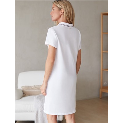 Платье-поло трикотажное
