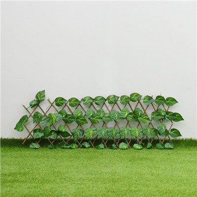 Ограждение декоративное, 35×120 см, «Лист берёзы», Greengo
