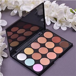 Палетка консилеров и корректоров 15 цветов