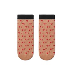 Полиамидные CONTE FANTASY Носки с рисунком «сердечки»