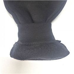 4936 черн Брюки-джоггеры утепленные для мальчиков (104-140)