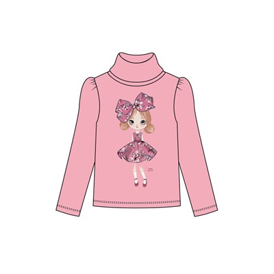 Водолазка трикотажная для девочек