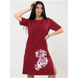 Туника "Антуриум" (Бордовый)