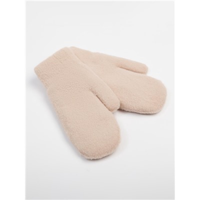 Варежки женские MINAKU «Мягкость», размер 23 см, бежевые
