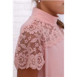 Джемпер Камелия кор. рукав (Пудра)