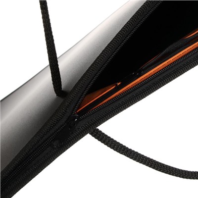 УЦЕНКА Папка для чертежей и рисунков А1, 900×655×50 мм, с ручками, пластиковая, молния сверху, ПР 4 -8, 0.9 мм, внутренний карман, чёрная