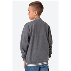 Детский бомбер из футера двухнитки с застежками на кнопках Happyfox