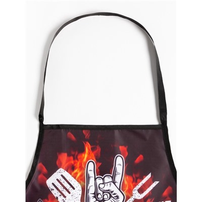 Фартук Kitchen star, черный, 65×80 см, оксфорд 210 г/м²