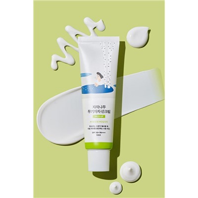 ROUND LAB Увлажняющий солнцезащитный крем с березовым соком / Birch Juice Moisturizing Mild-Up Sunscreen SPF50+ PA++++, 50 мл KRISTALLER, 1128324