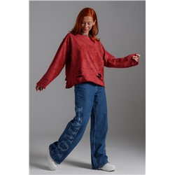 67172 толстовка женская (Винтаж бордо)