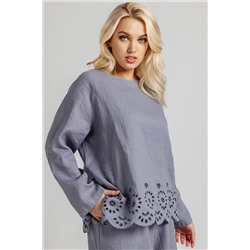 Блузка женская  Р360809/02/Джинсовый