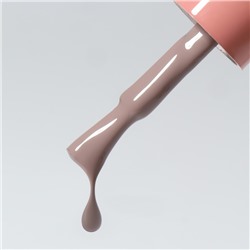 Гель лак для ногтей, однотонный, трехфазный, 10 мл, LED/UV, коричневый (112)