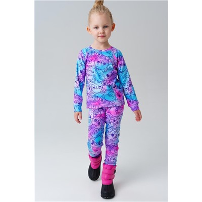 Термокомплект трикот. для девочек PLAYTODAY, 1226892