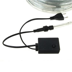 УЦЕНКА LED шнур 10 мм, круглый, 10 м, чейзинг, 2W-LED/м-24-220V, с контр. 8р, БЕЛЫЙ