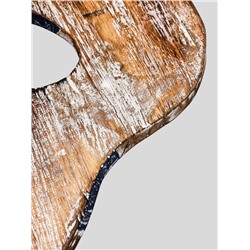 УЦЕНКА Вешалка "Кит" с 4 крючками, дерево 44х2х18 см, цв. синий