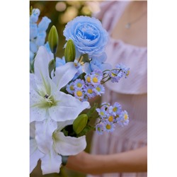 Цветы искусственные «Лилия галант», h=66 см, d=13 см, белые