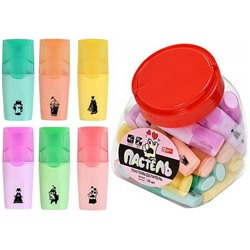 Текстовыделитель "ВЛЮБЛЕННЫЙ КОТ" (БАНКА, 35шт ассорти) 69646 (отгрузка кратно 35 штук) Феникс