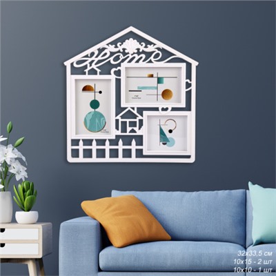 Фоторамка коллаж 32х33 см / KS510 /уп 36/ 3 фото