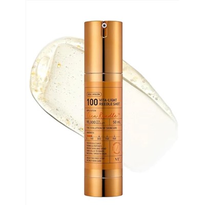 VT Cosmetics Бустер-сыворотка для лица с микроиглами и витамином C / Vita-Light Reedle Shot 100, 50 мл
