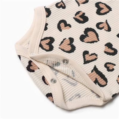 Боди с длинным рукавом «Крошка Я» Leo love, рост 74-80 см